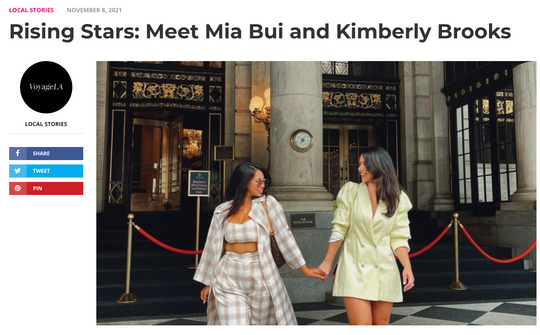 VOYAGE LA Rising Stars: Meet Mia Bui and Kimberly Brooks